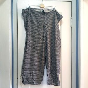 Handmade 2X houndstooth Flannel pj pants